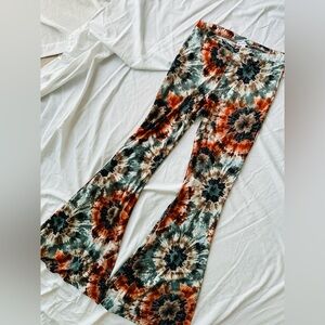 Tie-Dye Flare Pants